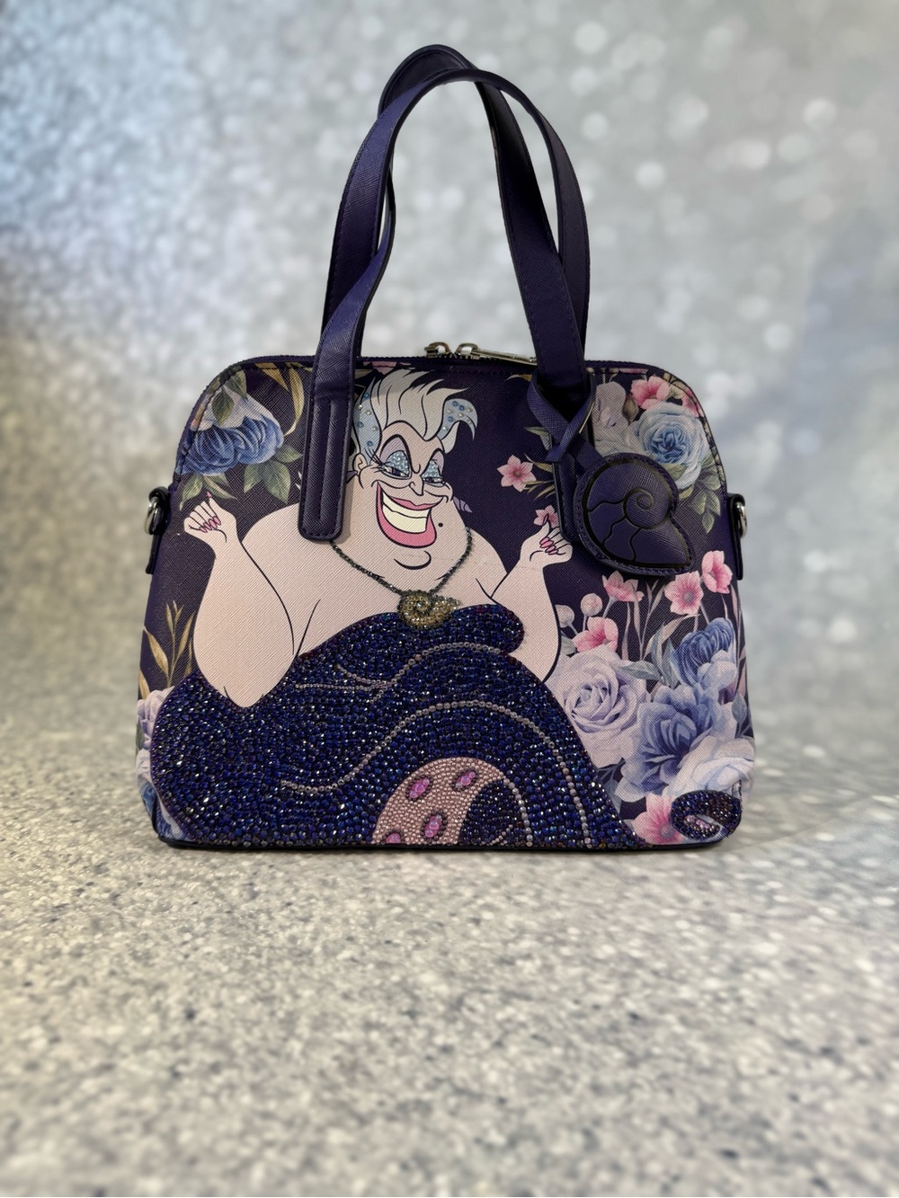 Loungefly Disney The Little Mermaid Ursula Floral Handbag and Wallet Set Disney